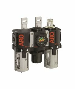 New! ARO 1000 Series 2 pc. Combination Unit-Filter/Reg + Lubricator, C38121-600
