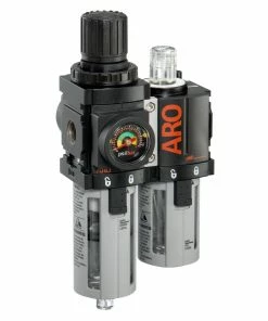 New! ARO 1000 Series 2 pc. Combination Unit-Filter/Reg + Lubricator, C38121-601