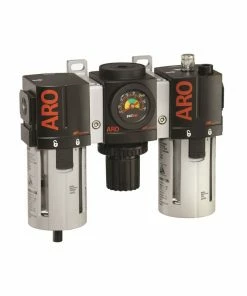 New! ARO 2000 Series 2 pc. Combination Unit-Filter+ Reg + Lubricator, C38351-800