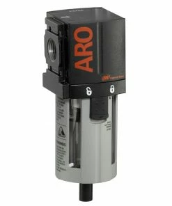New! ARO 1500 Series Standard Air Compressor Filter, 1/4 in. NPT, Manual Drain, Polycarbonate Bowl with Guard