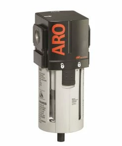 New! ARO 2000 Series Standard Air Compressor Filter, 1/2 in. NPT, Manual Drain, Polycarbonate Bowl with Guard